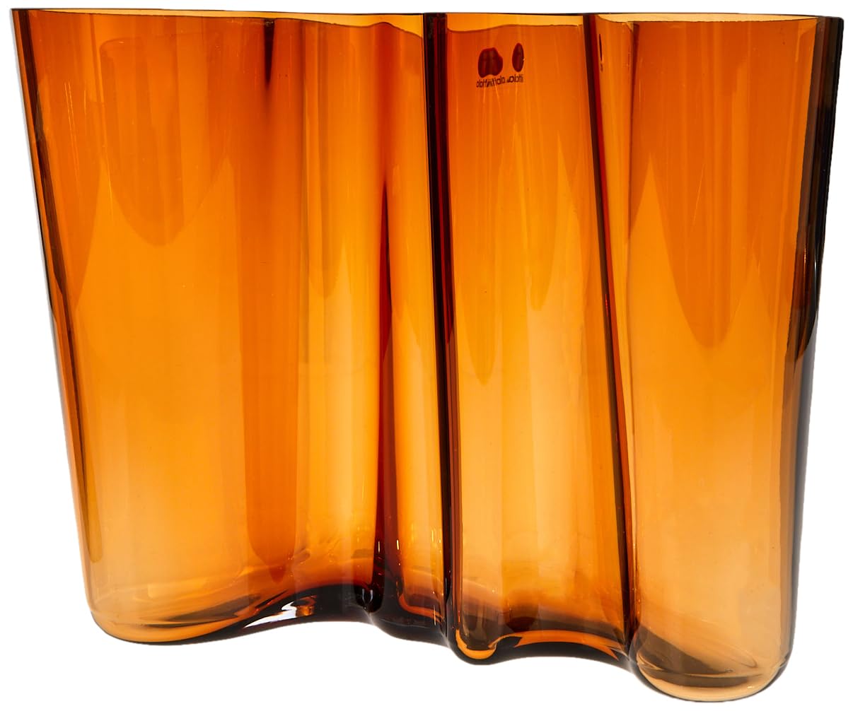 Amazon.com: Iittala Alvar Aalto 1050152 Vase Copper Glass Copper